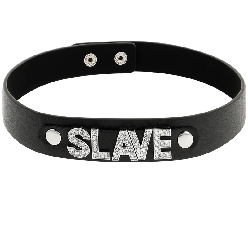 COQUETA CHIC DESIRE - GARGANTILHA DE COURO VEGANO SLAVE
