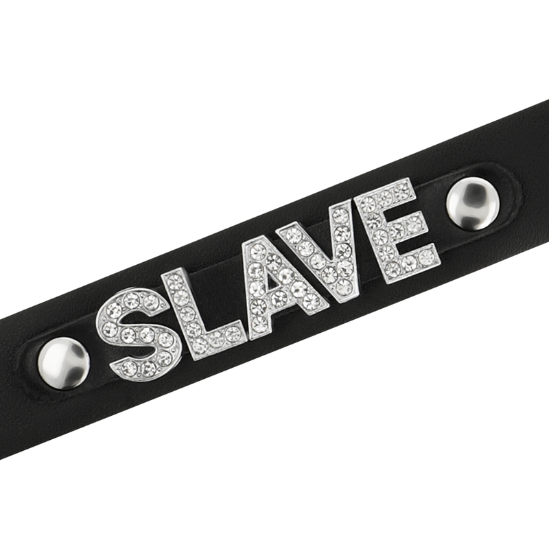 COQUETA CHIC DESIRE - GARGANTILHA DE COURO VEGANO SLAVE