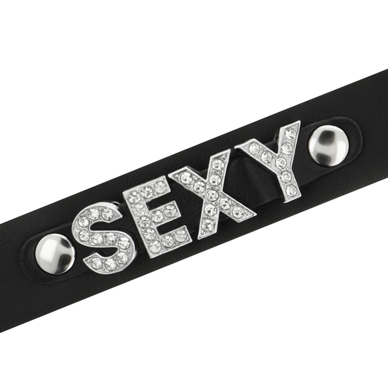 COQUETA CHIC DESIRE - GARGANTILHA SEXY DE COURO VEGANO