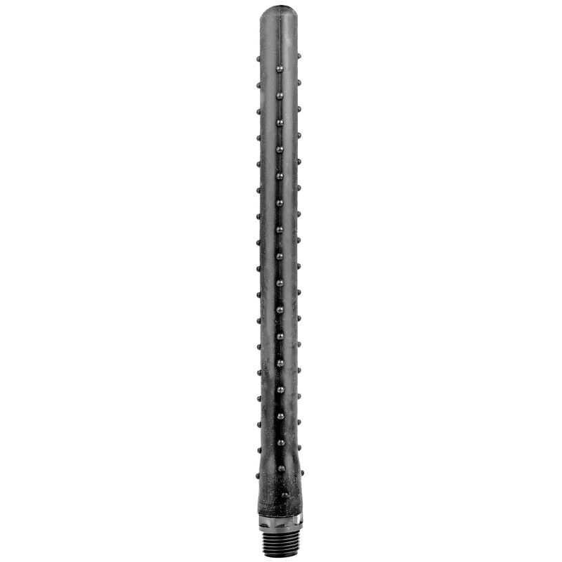 TODO NEGRO - SILICONA ANAL DE CHUVEIRO ENORME 27 CM