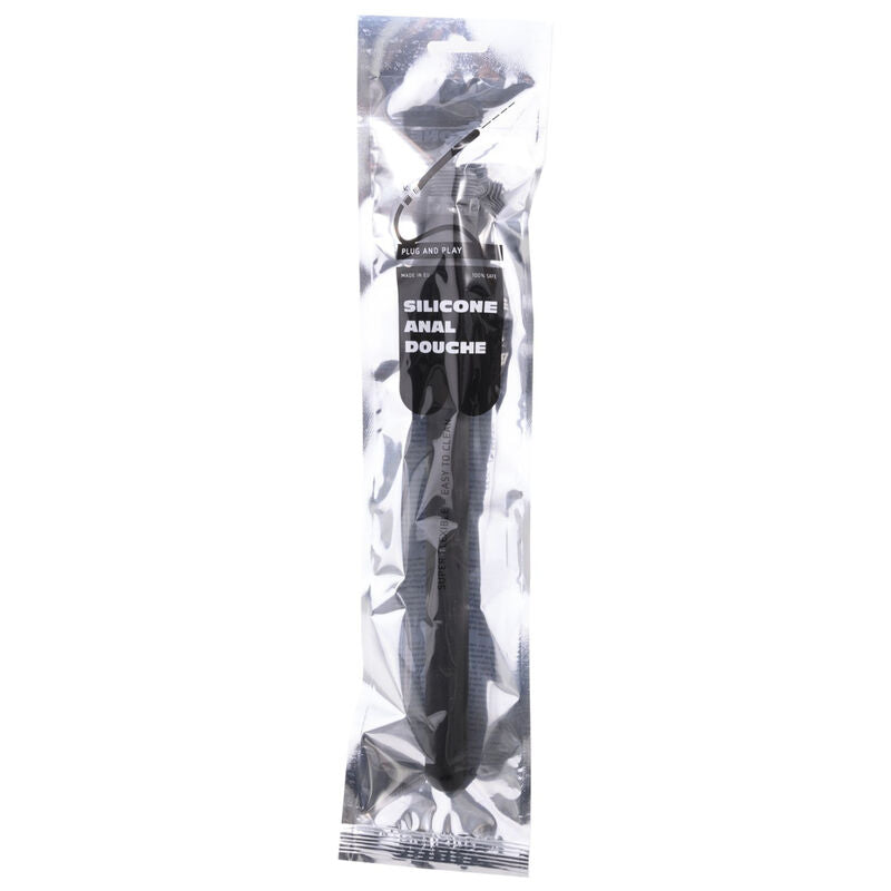 TODO NEGRO - SILICONA ANAL DE CHUVEIRO ENORME 27 CM