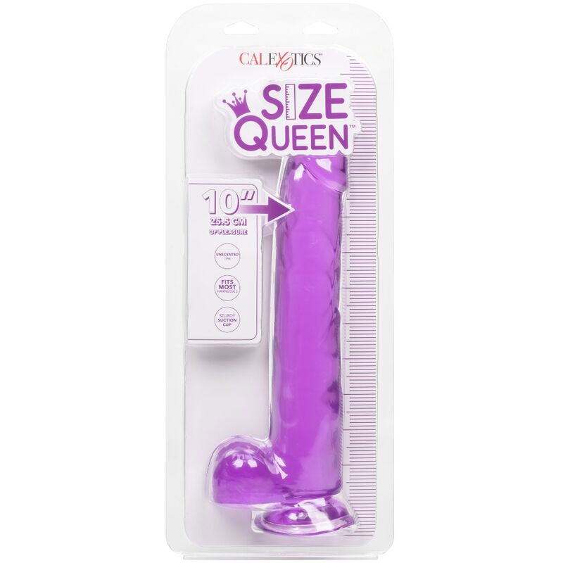 CALEXOTICS - SIZE QUEEN DILDO LILÁS 25.5 CM