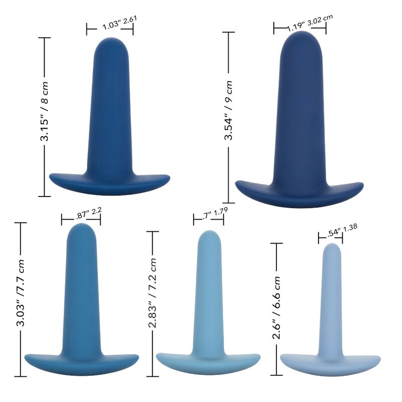 CALEXOTICS - CONJUNTO DE TREINAMENTO ANAL VESTÍVEL 5 GUISANTES