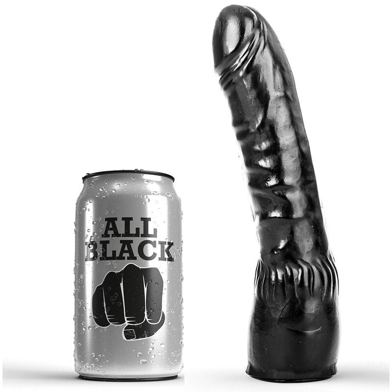ALL BLACK - DILDO NEGRO REALISTA 20 CM - Sex Shop Sexy
