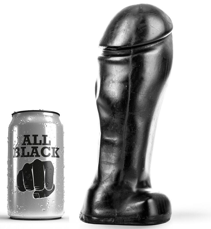 ALL BLACK - DONG 22 CM DEDO LARGO