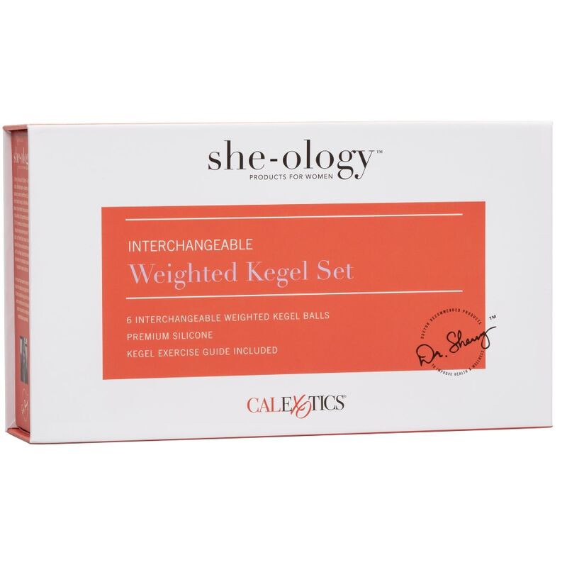CALEXÓTICA - SHE-OLOGY CONJUNTO BOLAS KEGEL INTERCAMBIVEIS