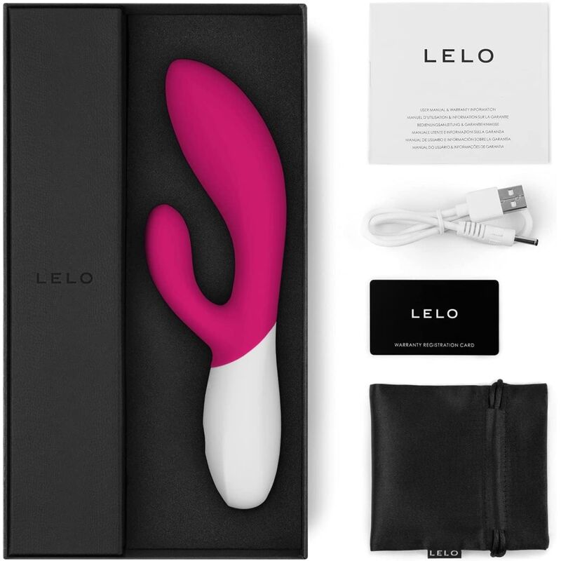 LELO - INA WAVE 2 VIBRADOR DE LUXO MOVIMENTO ESPECIAL FUCSIA