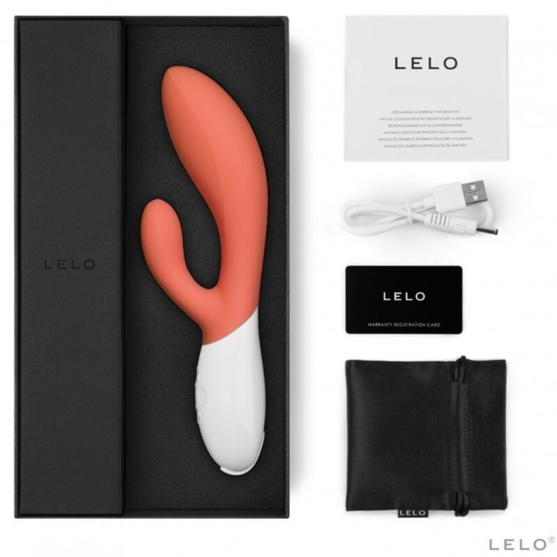 LELO - INA 3 VIBRADOR RABBIT DE LUXO CORAL