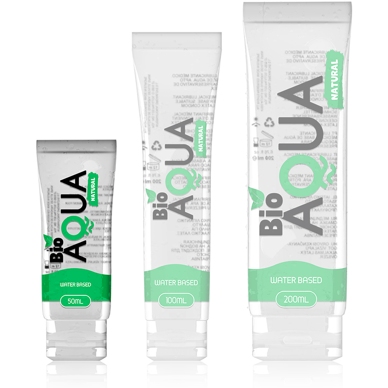 BIOAQUA - LUBRICANTE INGREDIENTES NATURALES A BASE DE AGUA 50 ML