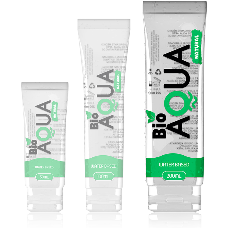 BIOAQUA - LUBRICANTE INGREDIENTES NATURALES A BASE DE AGUA 200 ML