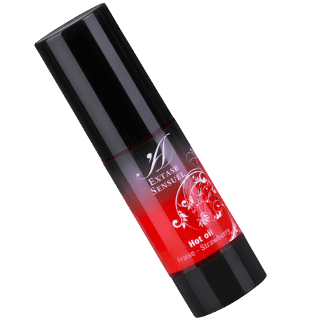 EXTASE SENSUAL - ÓLEO ESTIMULANTE CALOR MORANGO 30 ML - Sex Shop Sexy