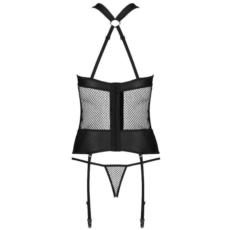 Pasión - Corset De Couro Ecológico Amanda S/M