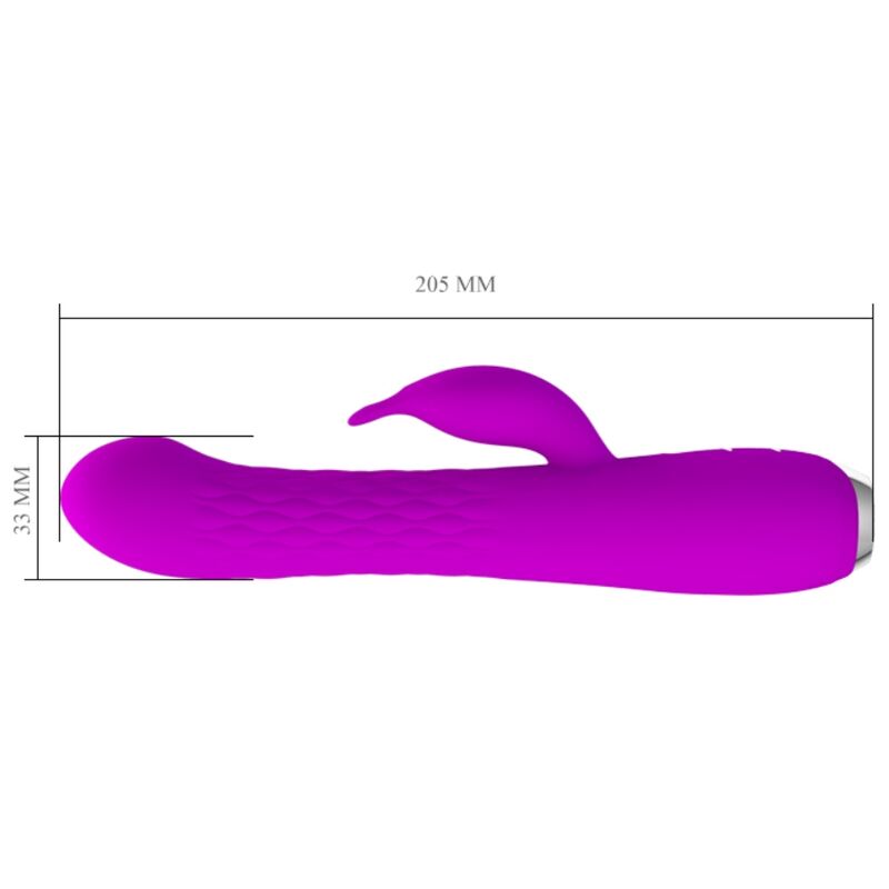 PRETTY LOVE - MOLLY VIBRADOR COM ROTAÇÃO RECARREGÁVEL