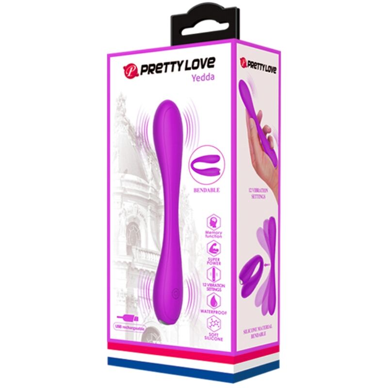 PRETTY LOVE - YEDDA VIBRADOR FLEXÍVEL