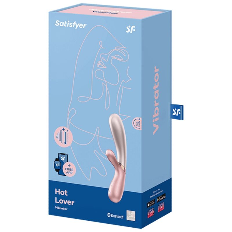 SATISFYER - VIBRADOR HOT LOVER ROSA &amp; BEGE