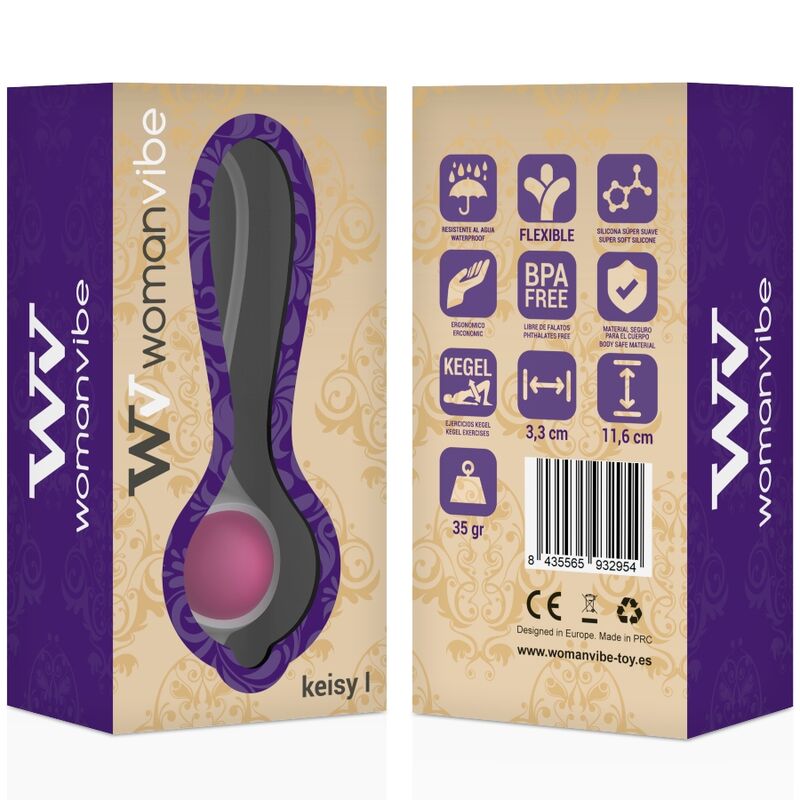 WOMANVIBE - KEISY I BALL GEISHA SILICONA - ROSA