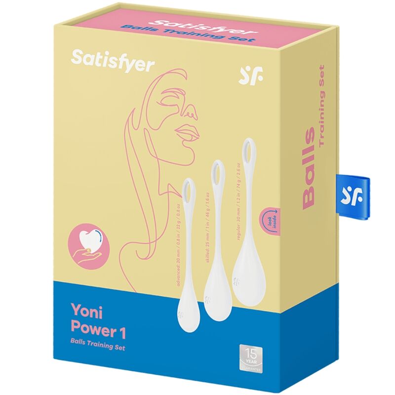 Satisfyer - Conjunto de Treino Yoni Power 1 Blanco