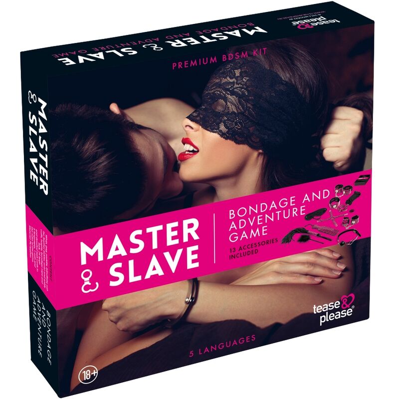 TEASE &amp; PLEASE - PROVOQUE E AJUSTE 13 ACCESÓRIOS DE BONDAGE MAGENTA