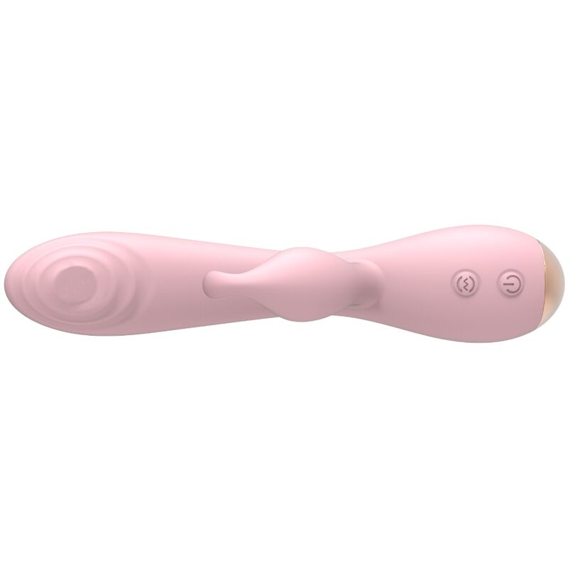 NALONE - MAGIC STICK VIBRADOR COM RABBIT - ROSA CLARO