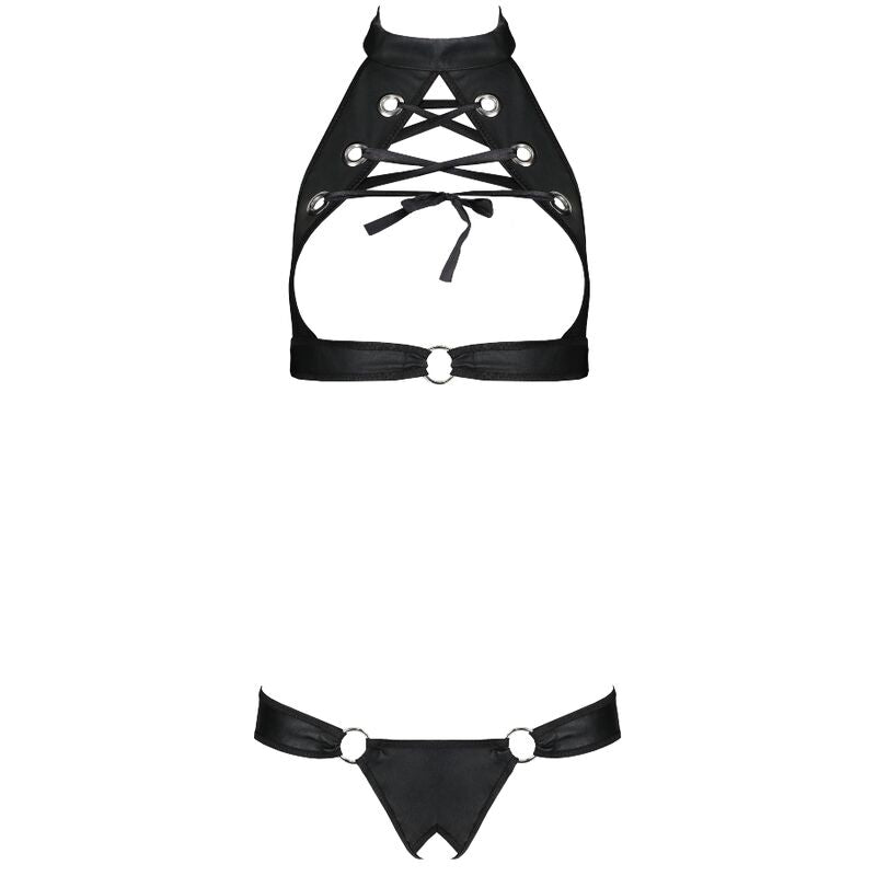 Pasión - Conjunto de Couro Ecológico Malwia S/M