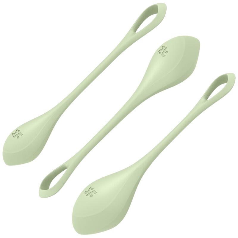 SATISFYER - YONI POWER 2 KIT DE TREINO VERDE
