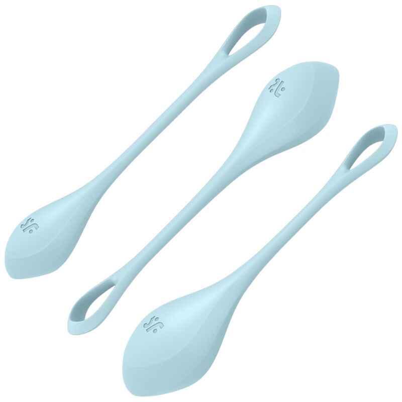 SATISFYER - YONI POWER 2 KIT DE TREINO AZUL