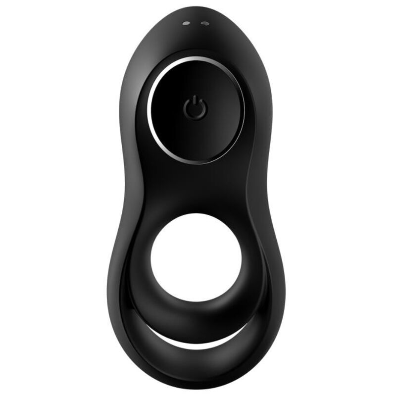 SATISFYER - LEGENDARY DUO ANEL VIBRADOR PRETO