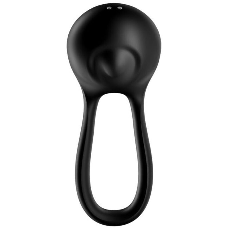 SATISFYER - VIBRADOR MAJESTIC DUO RING NEGRO