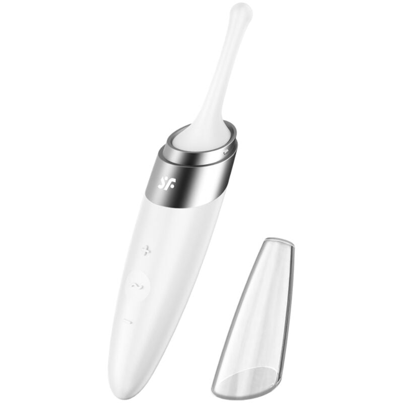 SATISFYER - TWIRLING DELIGHT ESTIMULADOR CLITORIANO BRANCO