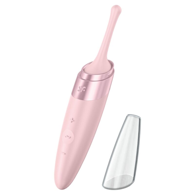 SATISFYER - TWIRLING DELIGHT ESTIMULADOR CLITORIANO ROSA