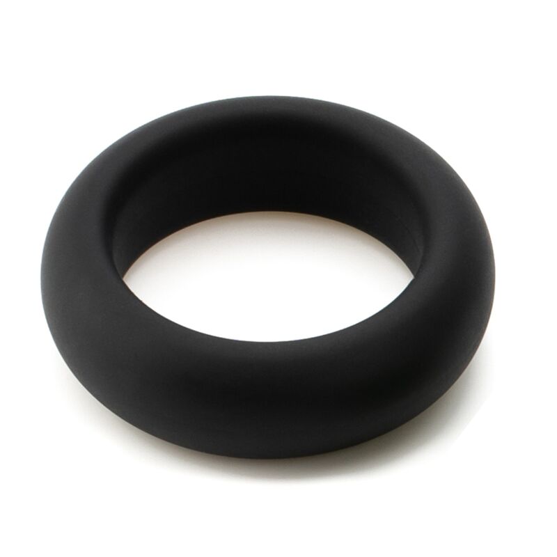 JE JOUE - ANILLO DE GALLO DE SILICONA DE ESTIRAMIENTO MÁXIMO - NEGRO