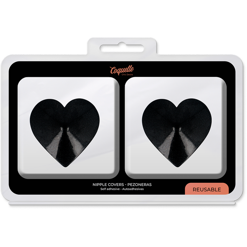 COQUETTE CHIC DESIRE - CAPAS DE BICOS CORAZONES NEGROS