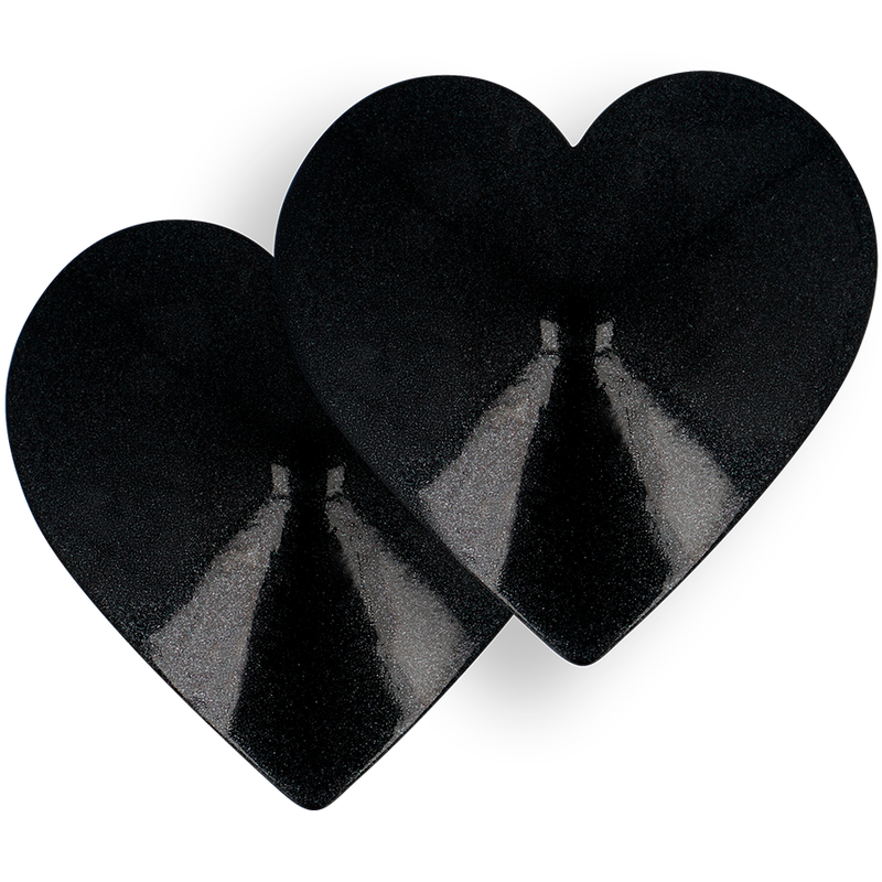 COQUETTE CHIC DESIRE - CAPAS DE BICOS CORAZONES NEGROS