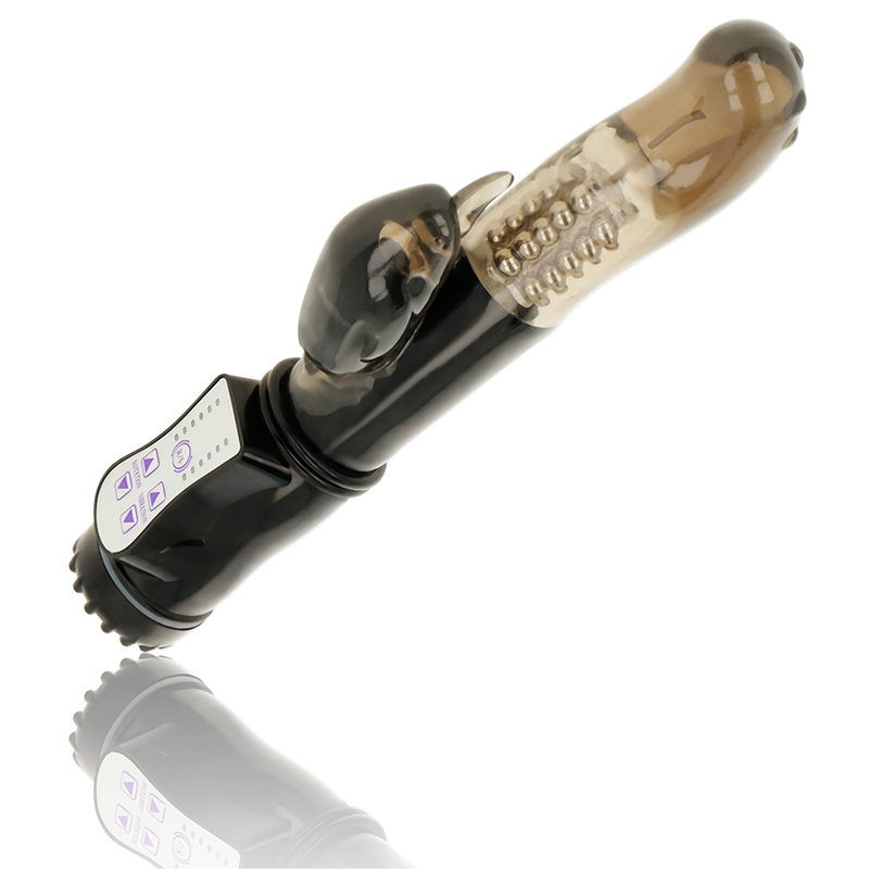 OHMAMA - VIBRADOR ROTATIVO COM ESTIMULADOR CLITORIANO DELFIM