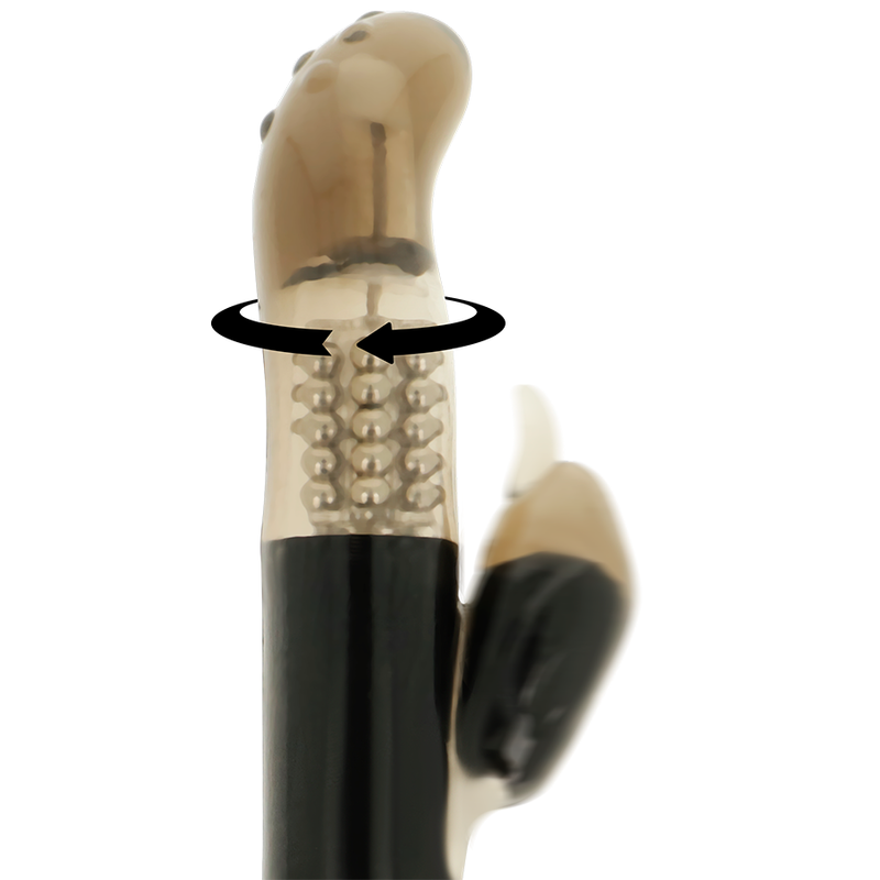OHMAMA - VIBRADOR ROTATIVO COM ESTIMULADOR CLITORIANO DELFIM