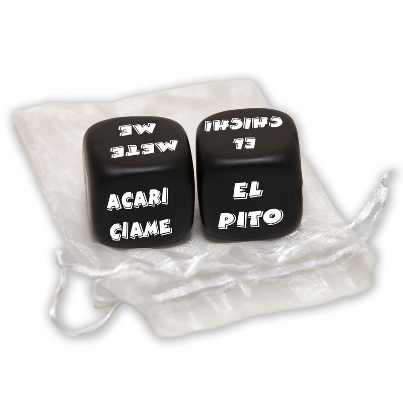 DIABLO PICANTE - 2 DADOS DE AO E PARTE DEL CUERPO