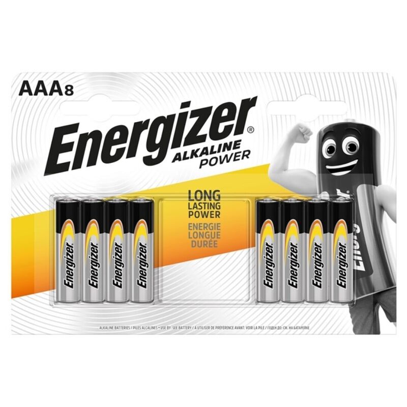 Energizer - Batería Alcalina Potência AAA LR03 8 Unidades