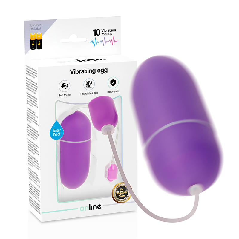 Online - Ovo Vibratório Impermevel Lils