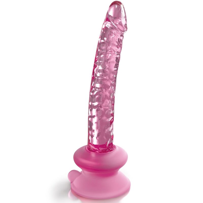 ICICLES - N. 86 DILDO EM VIDRO COM VENTOSA