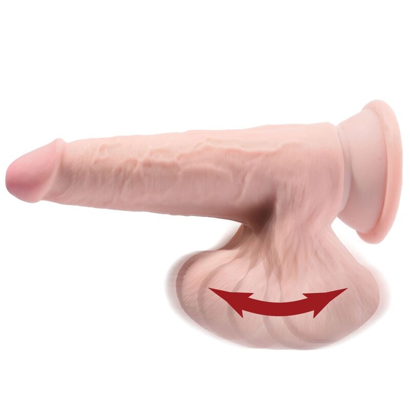 KING COCK - PLUS BOLAS DE BALÁN DE DILDO 3D 12.7 CM