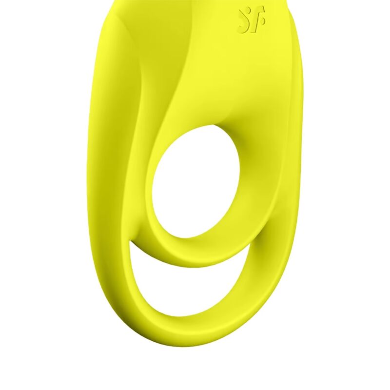 SATISFYER - ESPECTACULAR ANILLO DUO VIBRADOR AMARELO