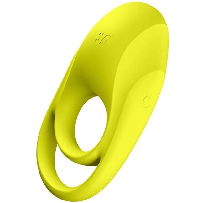 SATISFYER - ESPECTACULAR ANILLO DUO VIBRADOR AMARELO