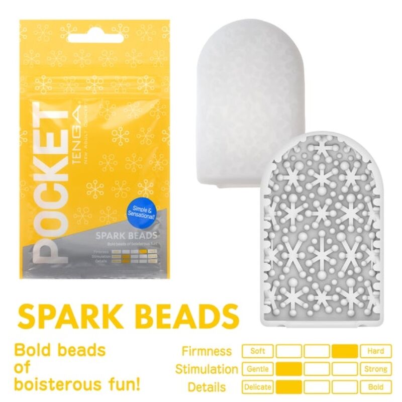 Tenga - Masturbador De Bolso Spark Beards