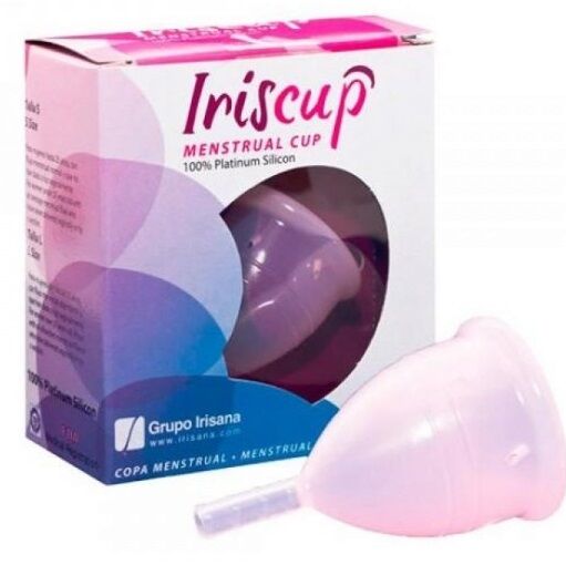 IRISCUP - COPO MENSTRUAL ROSA PEQUENO + BOLSA ESTERILIZADORA GRÁTIS - Sex Shop Sexy
