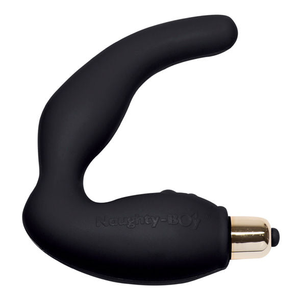 ROCKS-OFF - NAUGHTY-BOY MASSAGEADOR DO PONTO P MASCULINO 7V PRETO - Sex Shop Sexy