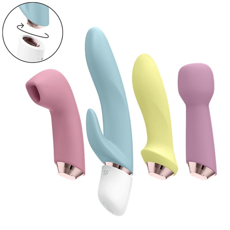 Satisfyer - Marvelous Four Conjunto Vibrador E Pulso De Ar