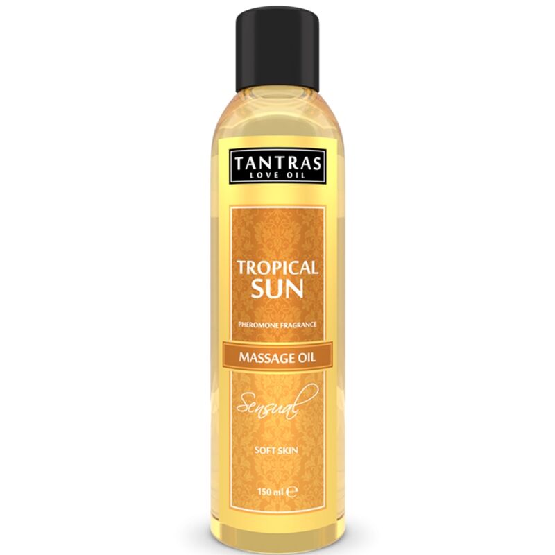 INTIMATELINE - TANTRAS LOVE OIL ÓLEO DE MASAJEM SOLAR TROPICAL 150 ML