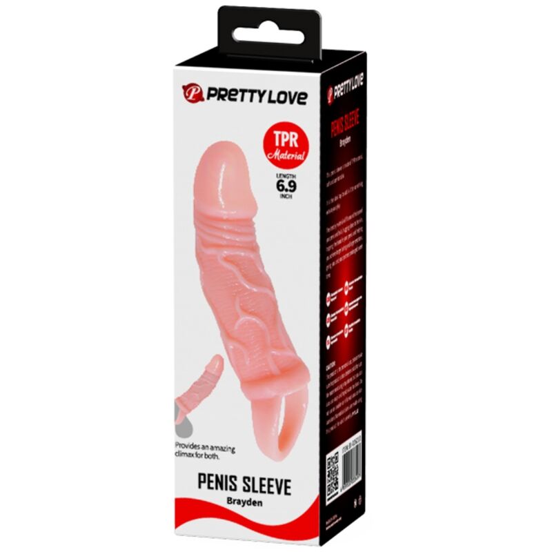 Baile - Bainha Extensora De Pênis Com Ala Para Testículos 13.5 Cm