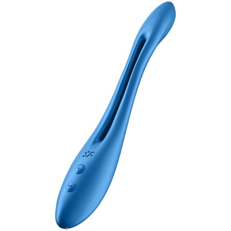 SATISFYER - MULTI VIBRADOR JUEGO ELÁSTICO AZUL