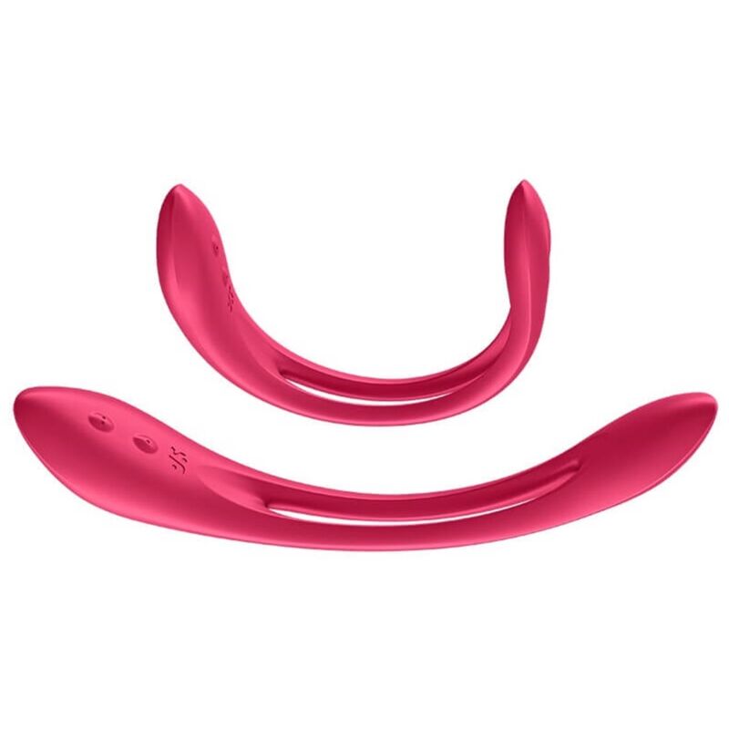 SATISFYER - MULTI VIBRADOR ELÁSTICO JOY VERMELHO